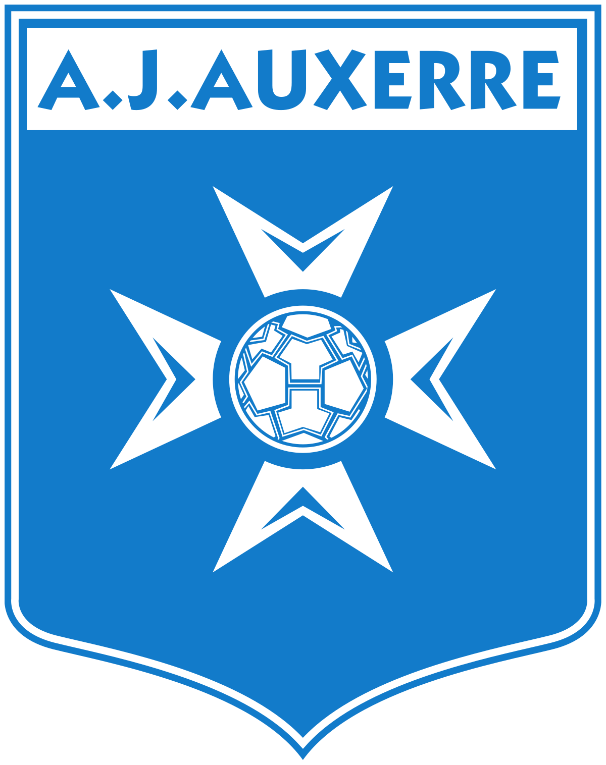 Fanion AJ Auxerre – Tissu Multicolore – Neuf – Club Français